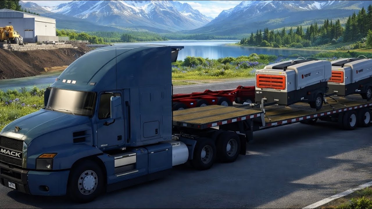 ATS -🚛 2X Cummins Mega Generators! Extreme Heavy Haul Transport
