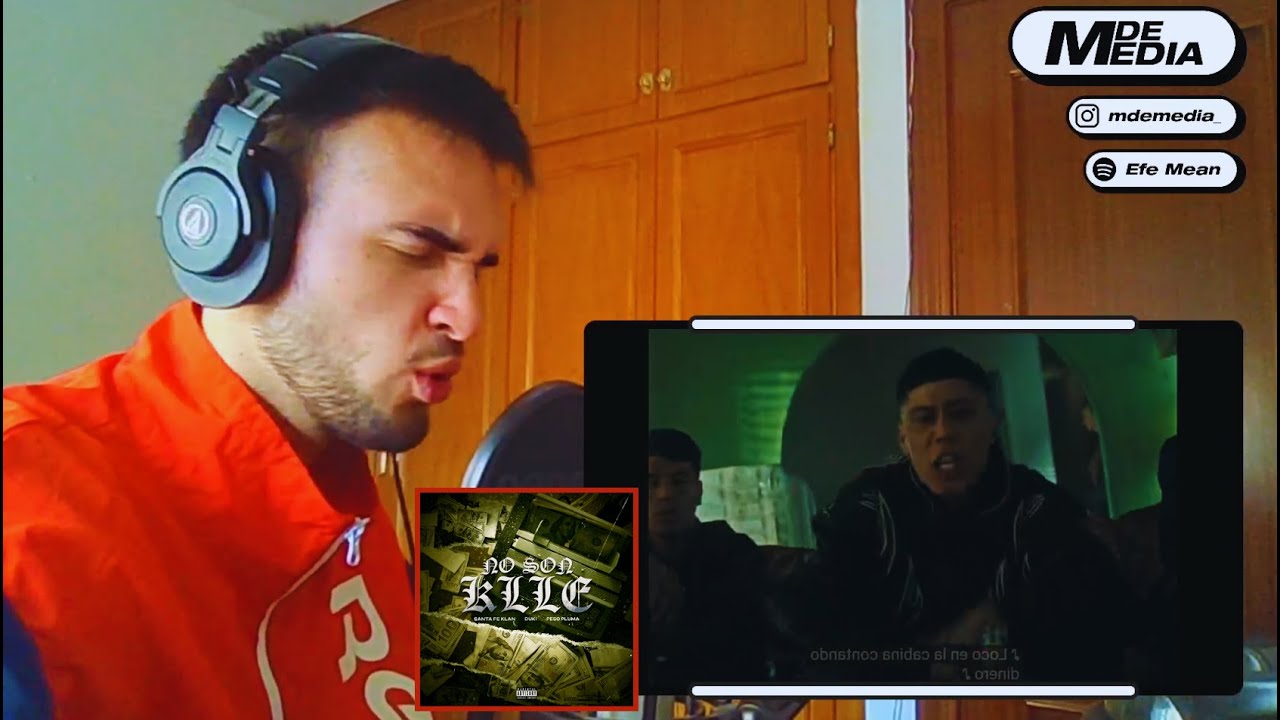 (REACCIÓN) SANTA FE KLAN, DUKI, PESO PLUMA - NO SON KLLE (Video Oficial)
