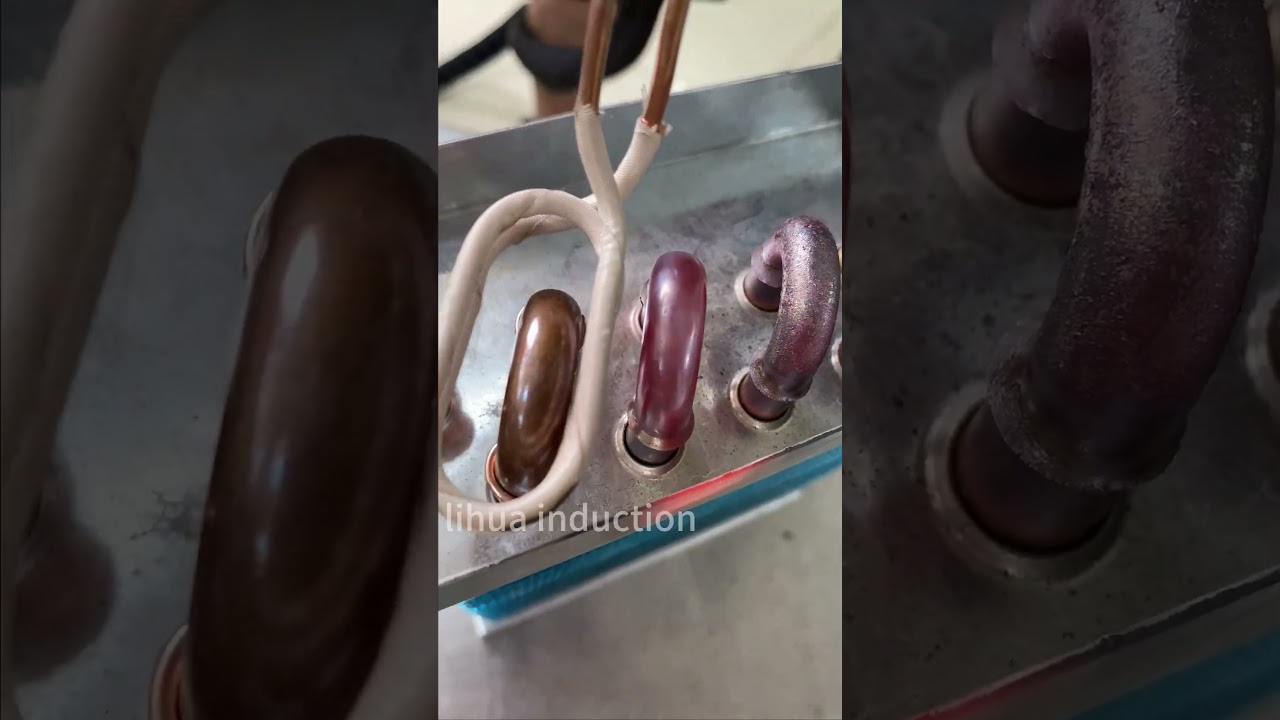 Air conditioning condenser welding