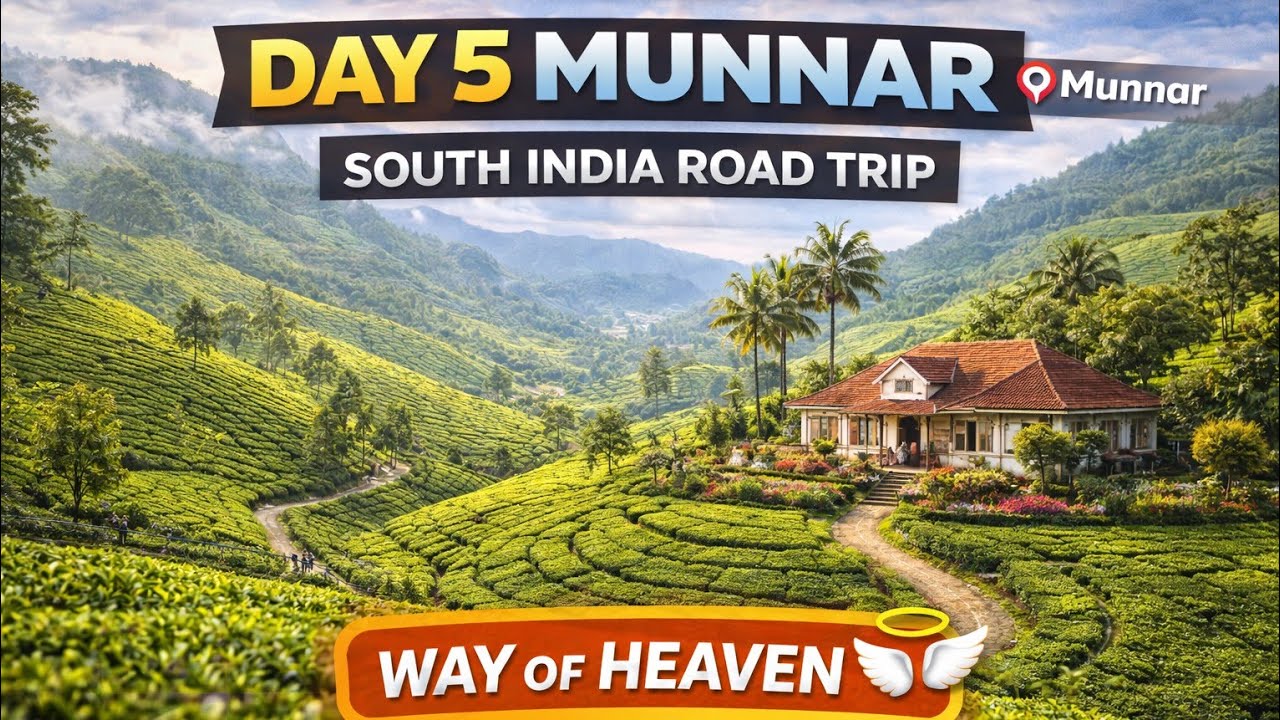 Day 5 - Munnar | Tea Gardens & Mountain Roads