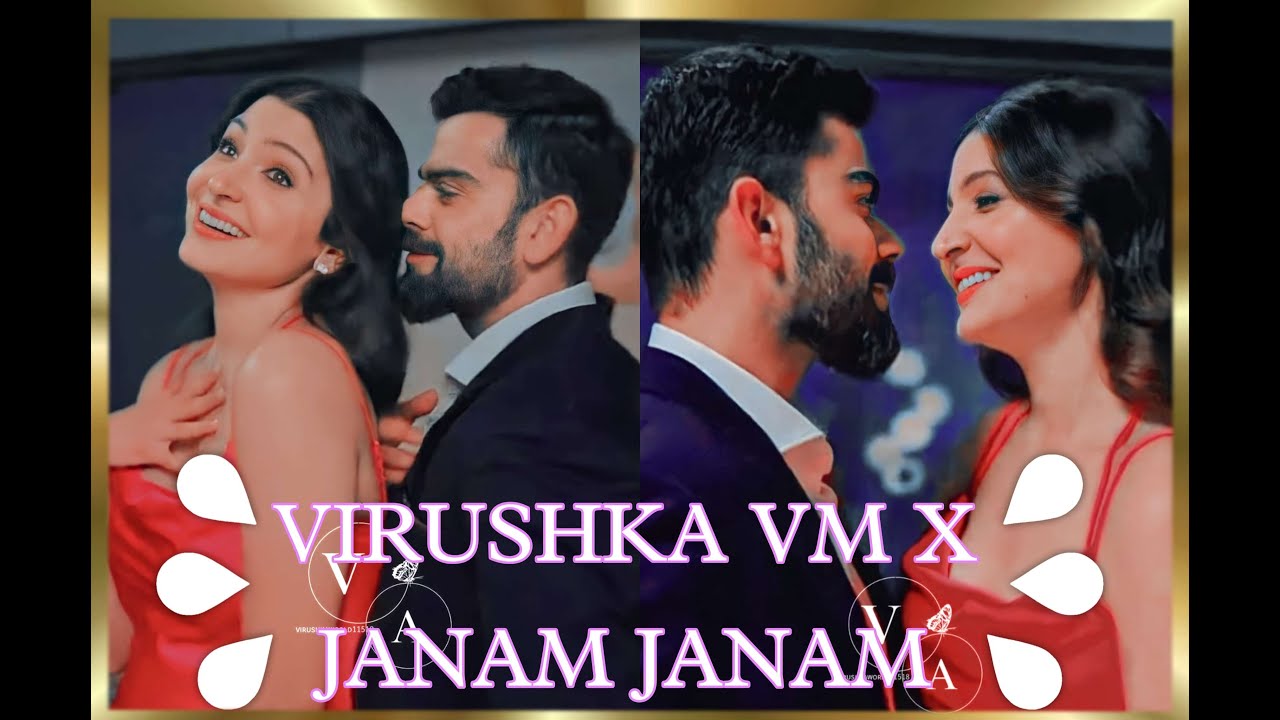 Virushka VM Ft.Janam Janam||😇🤞🏻💞 #VM #Vamika #virushka #Viratkohli #Anushkasharma #Videoedit #edits