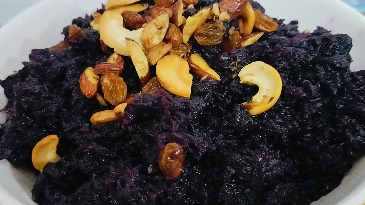 Black carrot ka halwa recipe 