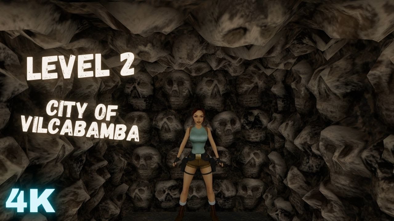 Tomb Raider 1 Remastered - Level 2 City of Vilcabamba - Full Gameplay Walkthrough