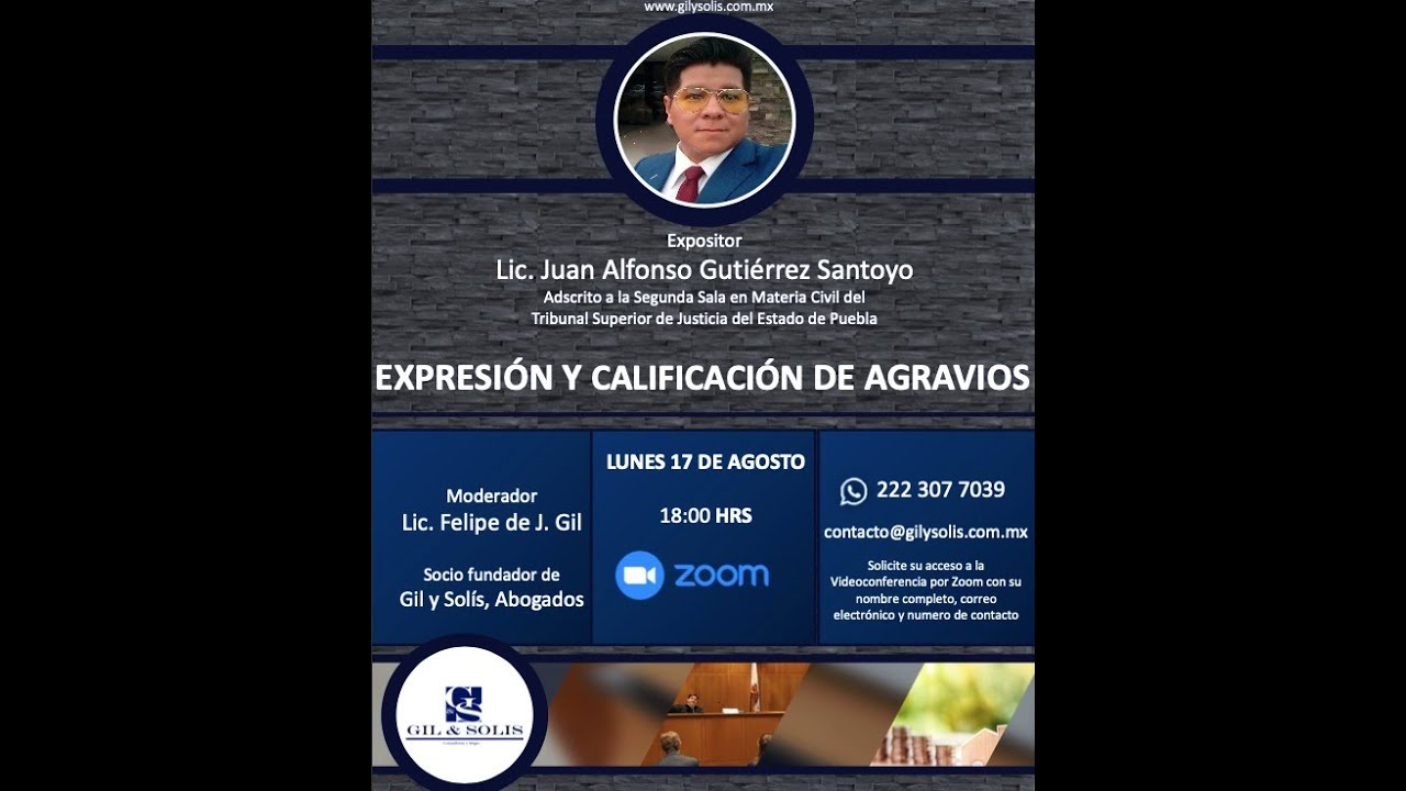 Expresión y calificación de agravios