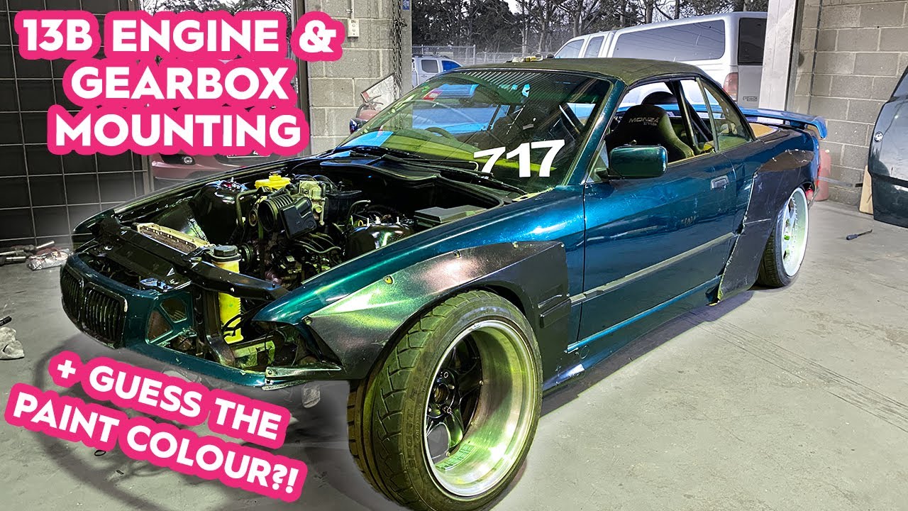 E36 UTE BUILD EP:4 -  ENGINE & GEARBOX MOUNTING.