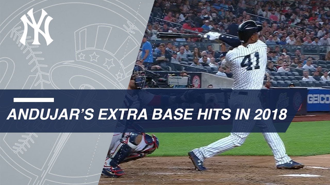 Watch all of Miguel Andujar's 76 extra-base hits in 2018