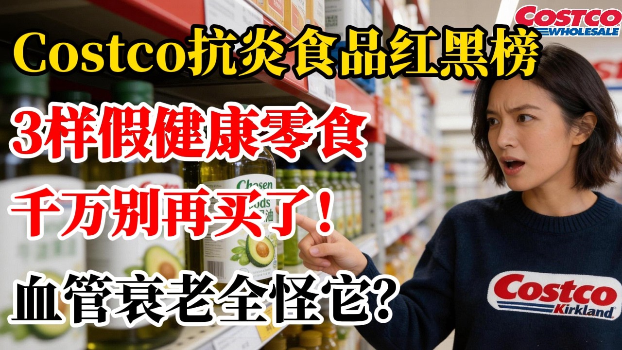 👉 Costco熟食区红黑榜：4.99美金的烤鸡真的敢天天吃？扒开配料表真相，这3样才是抗炎宝藏！