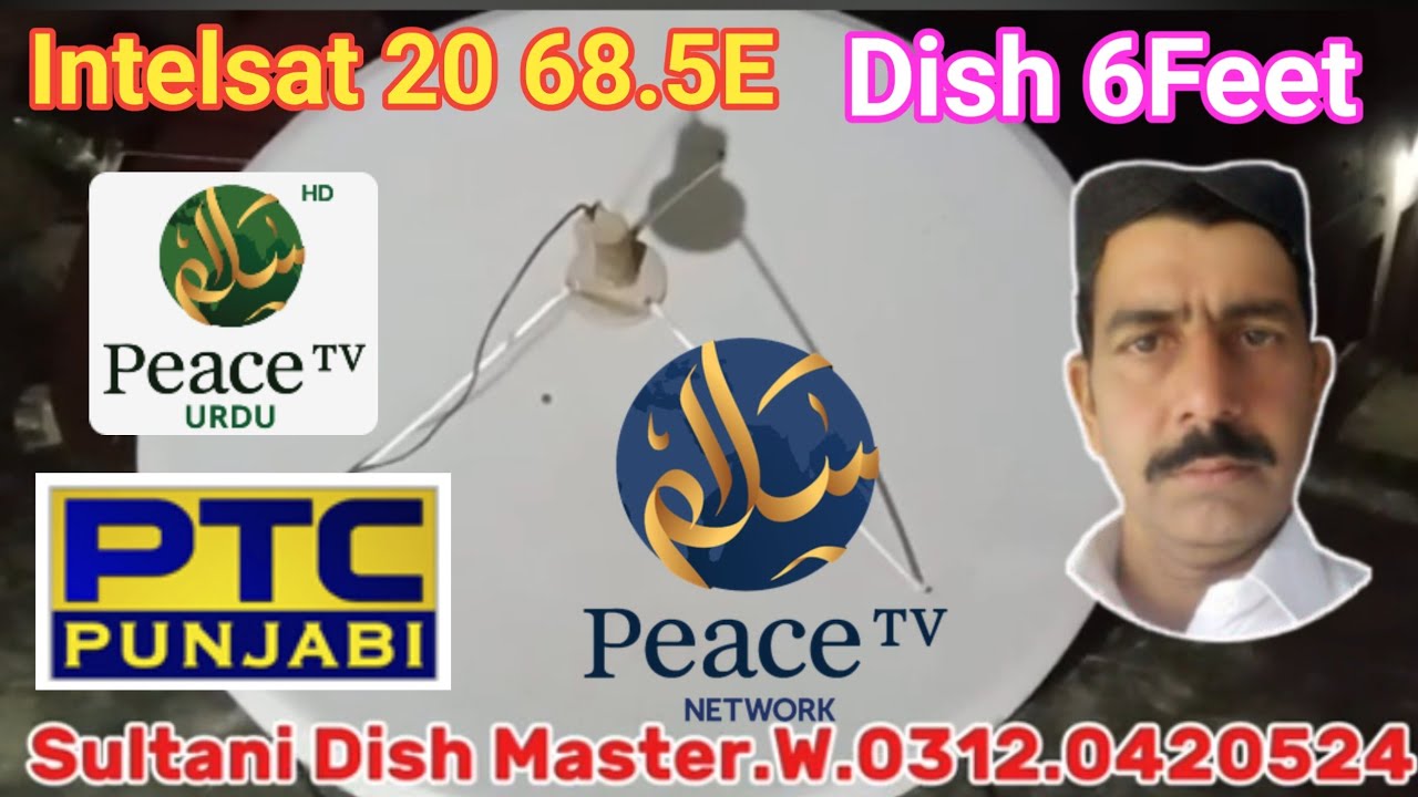 intelsat 20 at 68.5°e New Channel List || intelsat 68E 6 ft dish setting