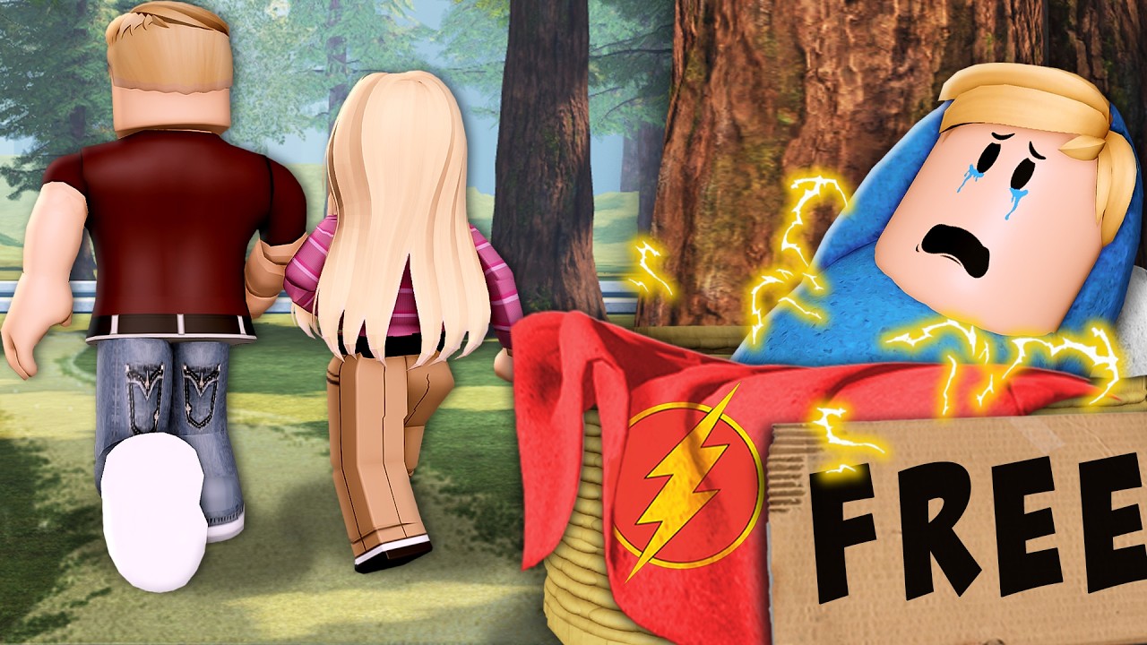 ABANDONED Child Was Secretly A SUPERHERO! (A Roblox Movie)
