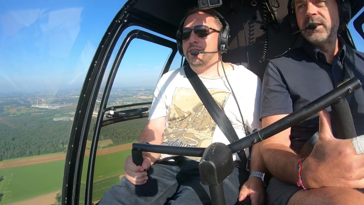 (1h vidéo) initiation pilotage Robinson R22