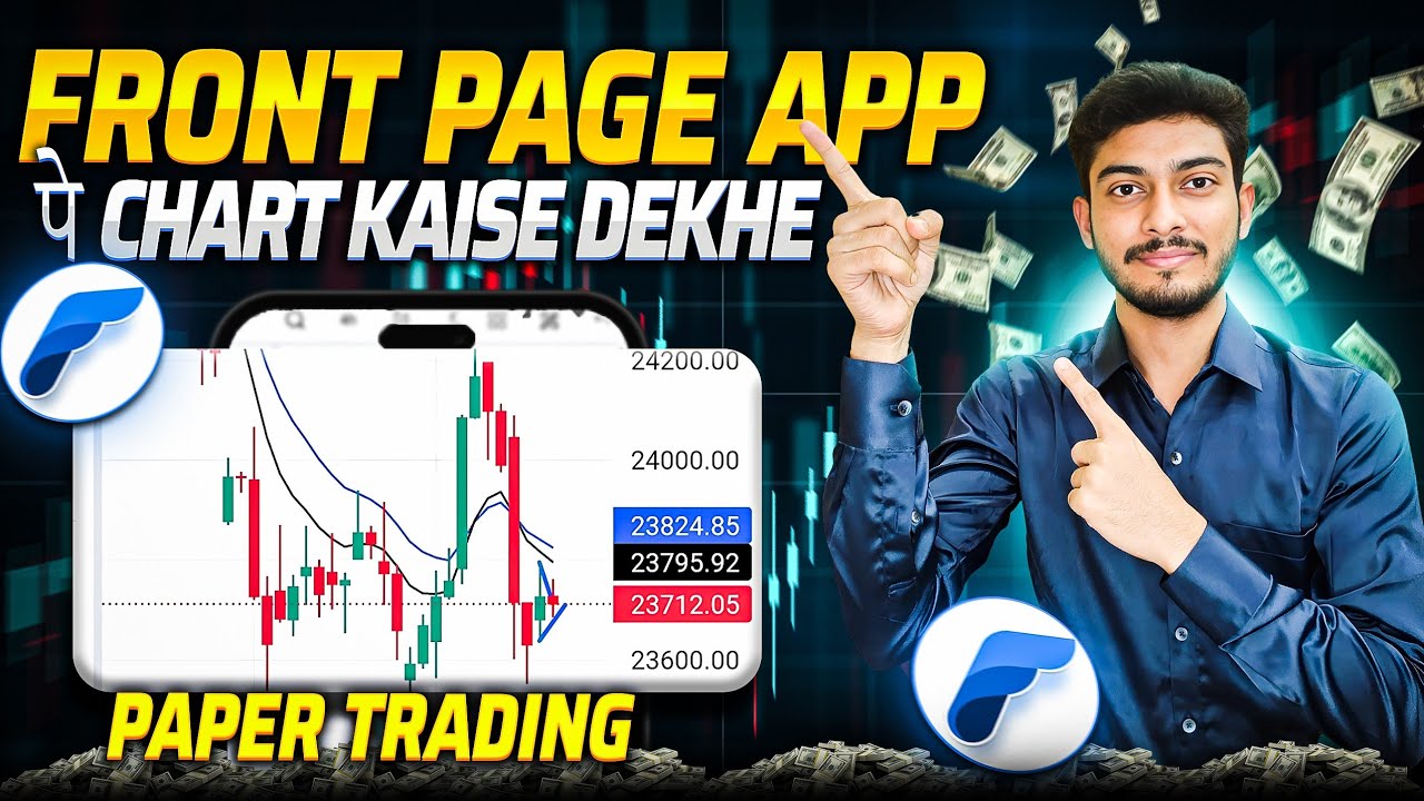 How to view charts in Paper Trading | How to view charts in Front Page Trading App | Paper Trading