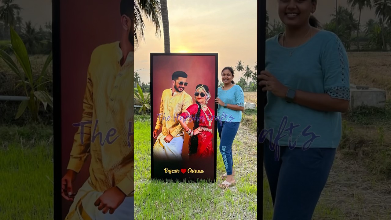 Hugee FRAMES😍 #theharshacrafts #bigframes #rajeshchinnu #trending #japanreview