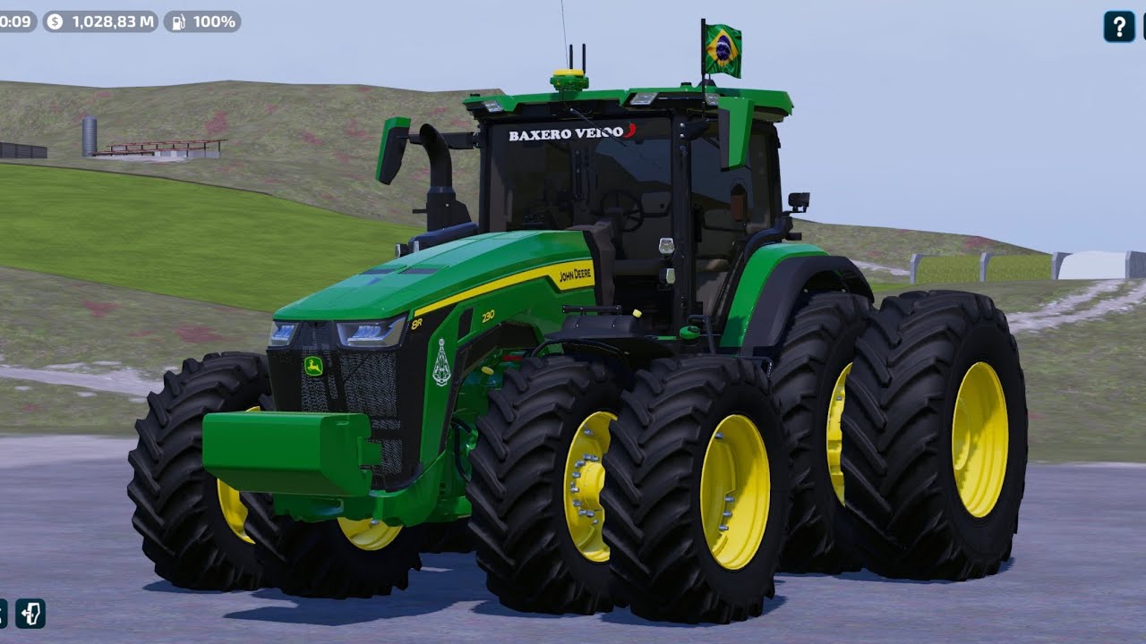 MOD JD 8R DO BAXERO VEIO PARA FS23 