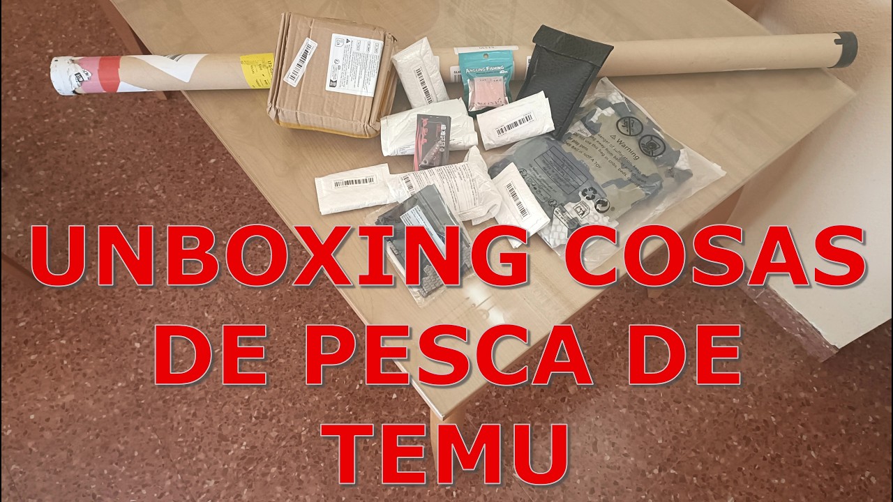 Unboxing Artículos de Pesca de TEMU