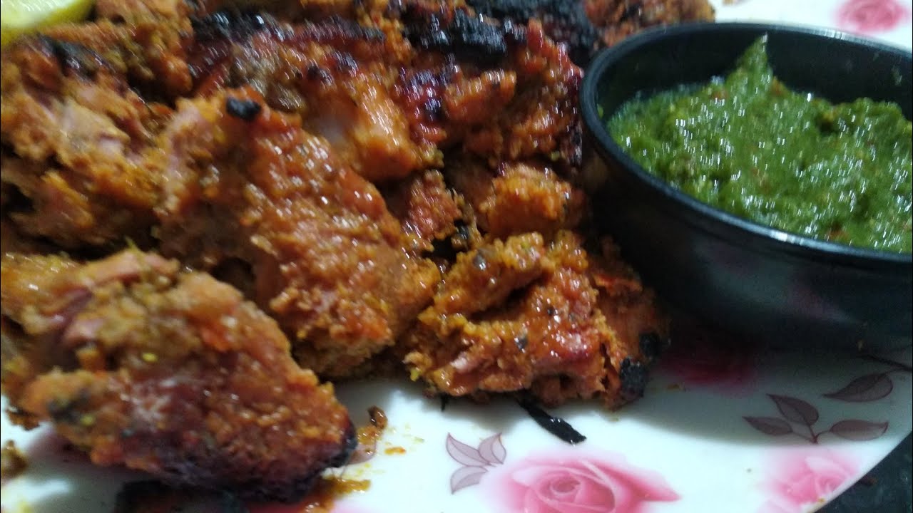Mutton tikka barbeque recipe in hindi by shama's kitchen