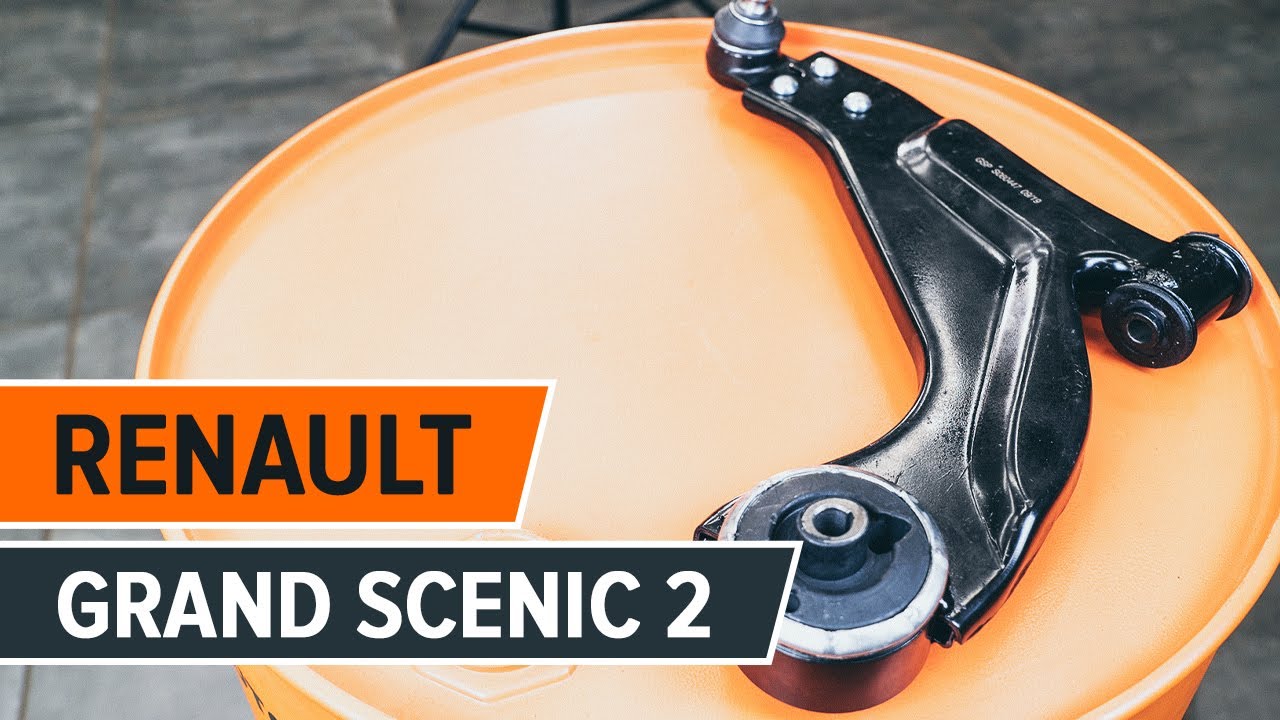 Comment remplacer des un triangle de suspension avant sur une RENAULT GRAND SCENIC 2