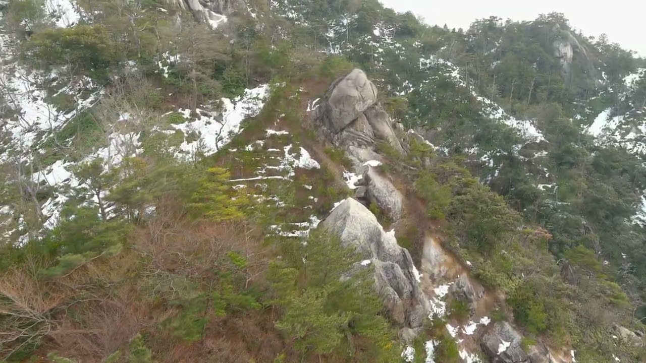 令和6年2月、久しぶり冬山「岩阿沙利山」(がんもんしゃりやま)　2024