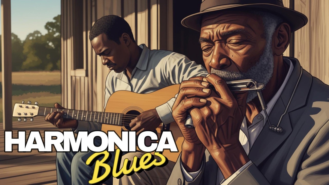 Midnight Delta Blues | Deep Southern Guitar & Harmonica