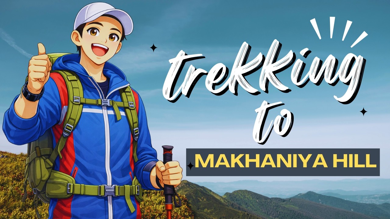 Trekking to Makhaniya Hill (Makhaniyo Parvat) | Bike Ride with Friends (Gujarat Adventure)