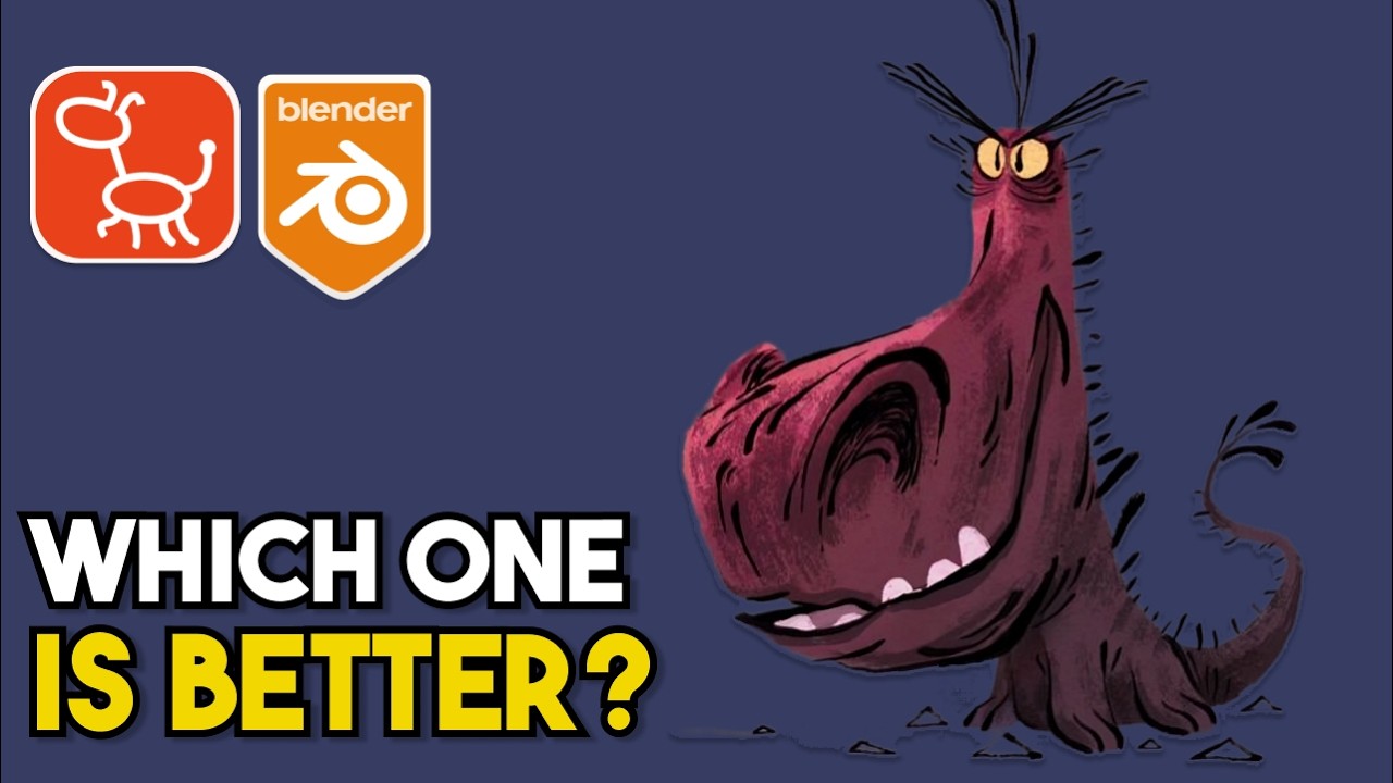 Blender Grease Pencil VS Cartoon Animator | Which One Is Better