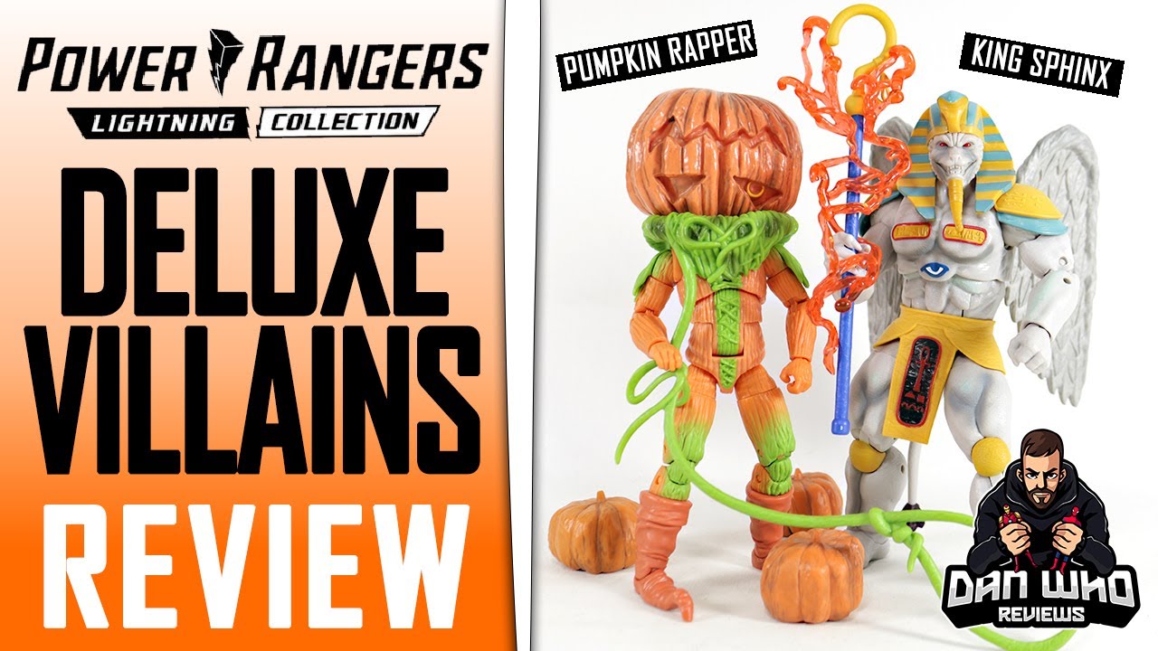 Power Rangers Lightning Collection King Sphinx & Pumpkin Rapper Deluxe Villains Review
