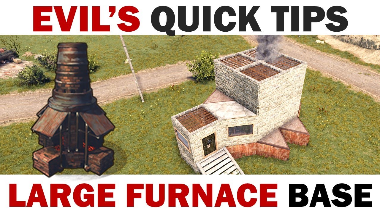 Simple Large Furnace Base - Evil's Quick Tips 04