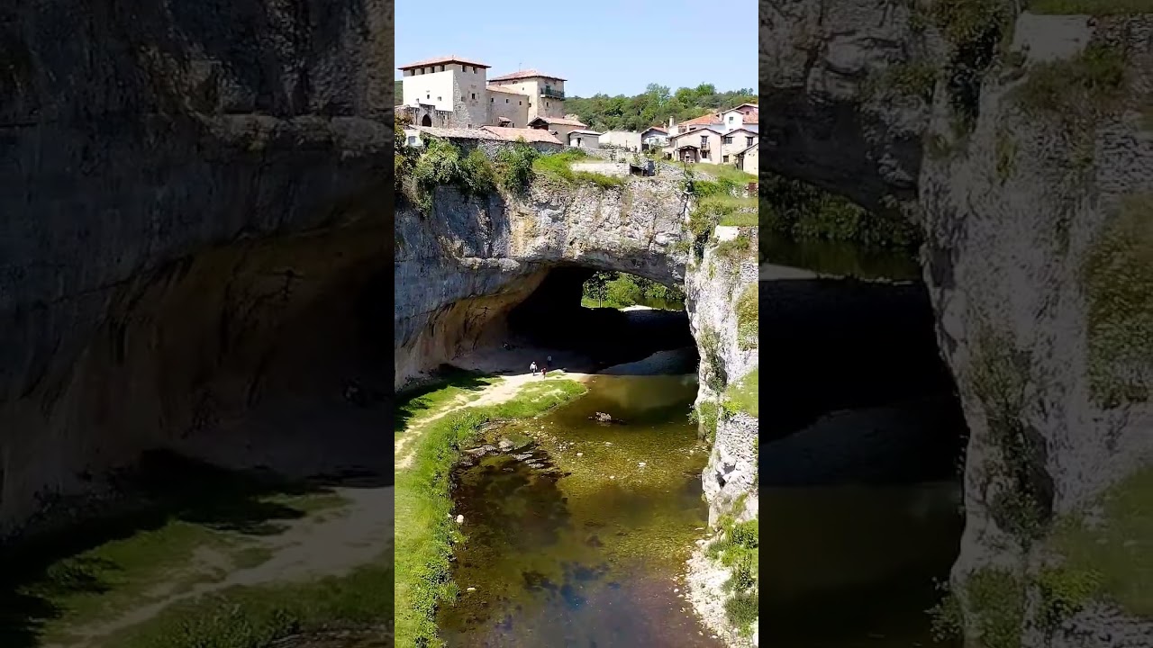 Espectacular pueblo de Puentedey en Burgos.