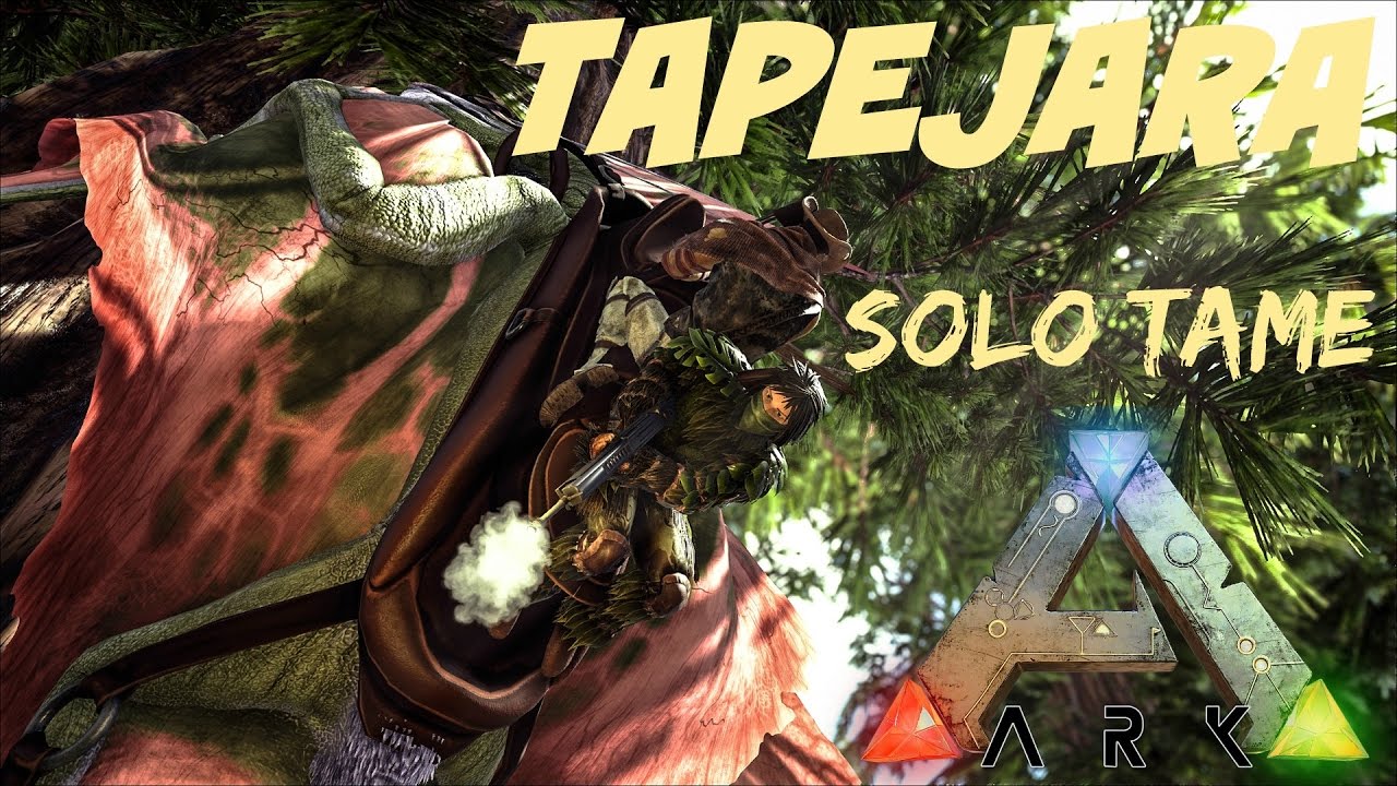 How To: Tapejara Solo Tame - Guide | ARK: Survival Evolved