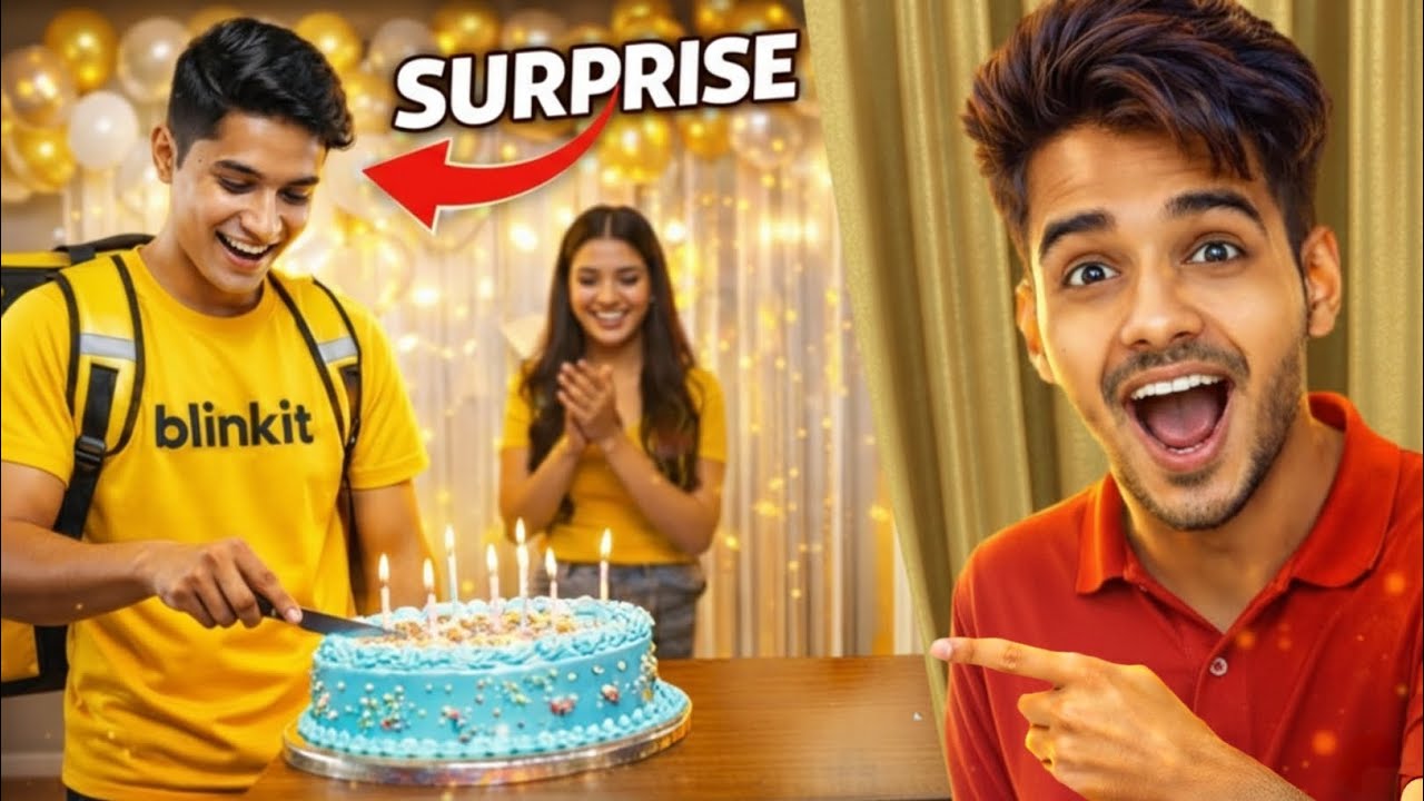 I Surprised Blinkit Delivery Boy