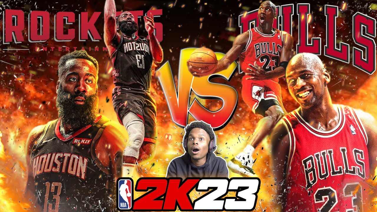JAMES HARDEN'S STEPBACK ON NBA 2K23 IS OVERPOWERED!! JAMES HARDEN VS MICHAEL JORDAN