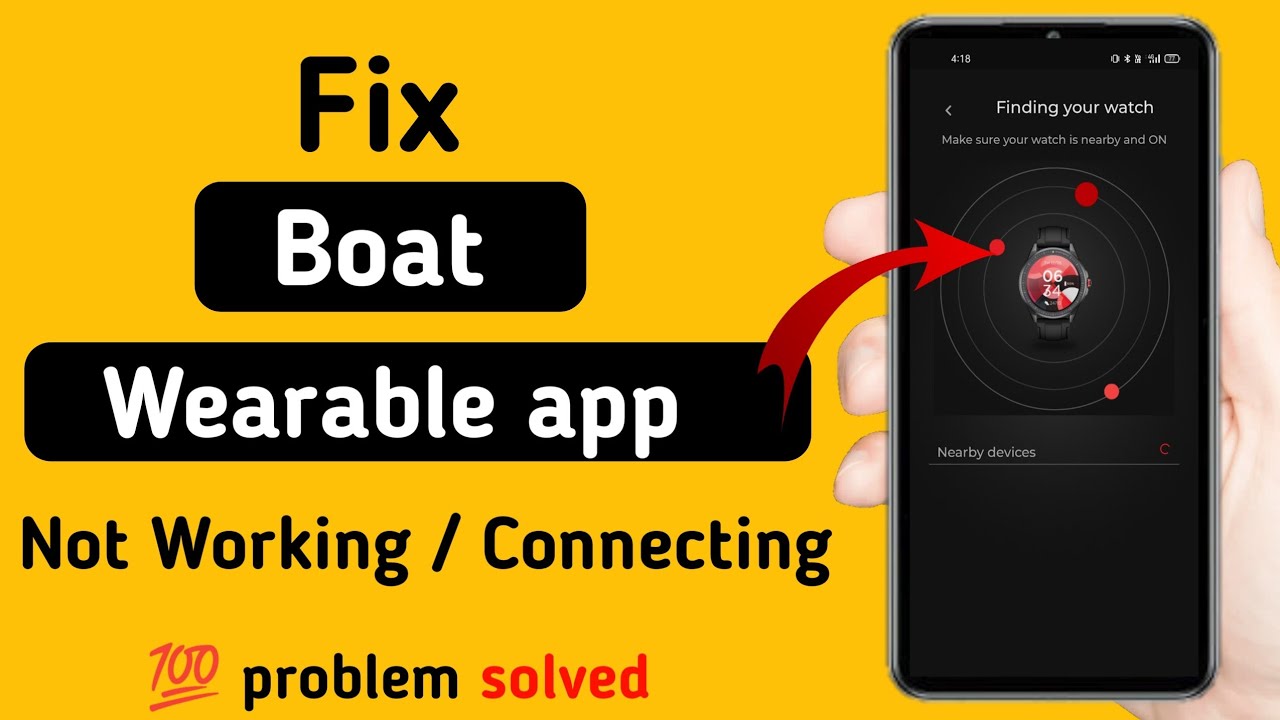 boat wearable app not working | boat wearable app not connecting | boat watch