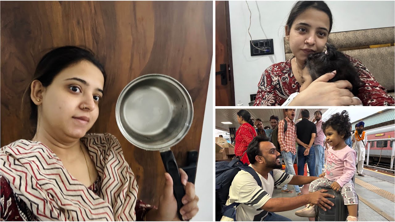 26th ROZA IFTAR || BACK TO AGRA || DELHI SE AGRA KE LIYE BEST HYGENIC TRAIN || GHAR ME AAYI TEHWARI