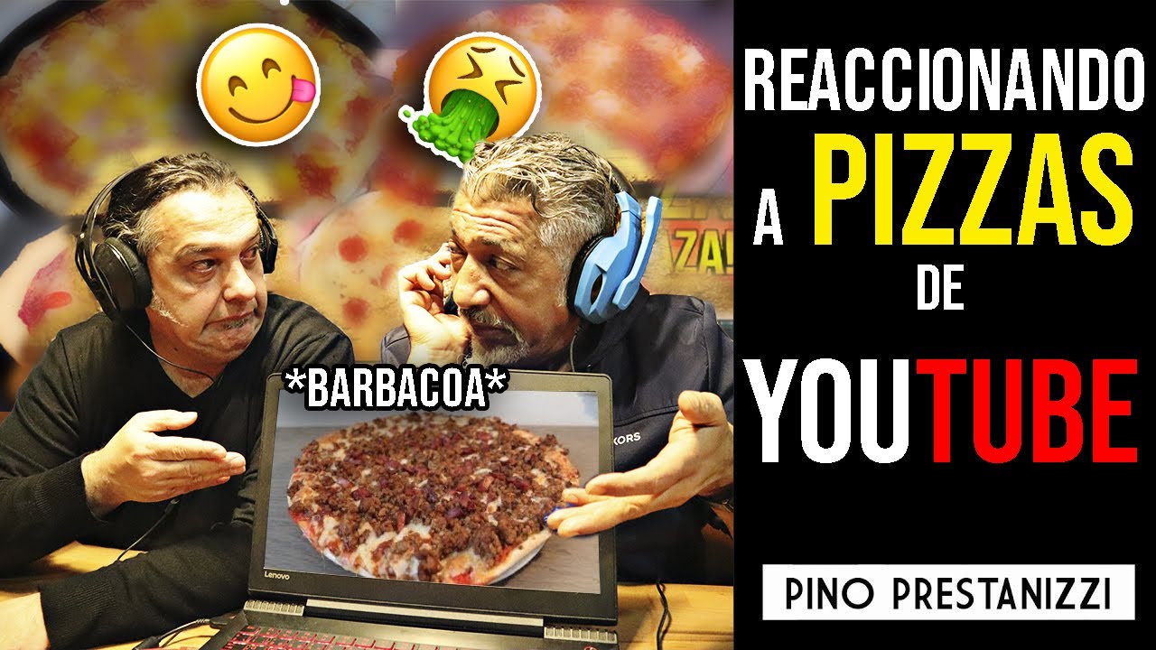 Reaccionando a PIZZAS de INTERNET (con Carmelo) | Pino Prestanizzi