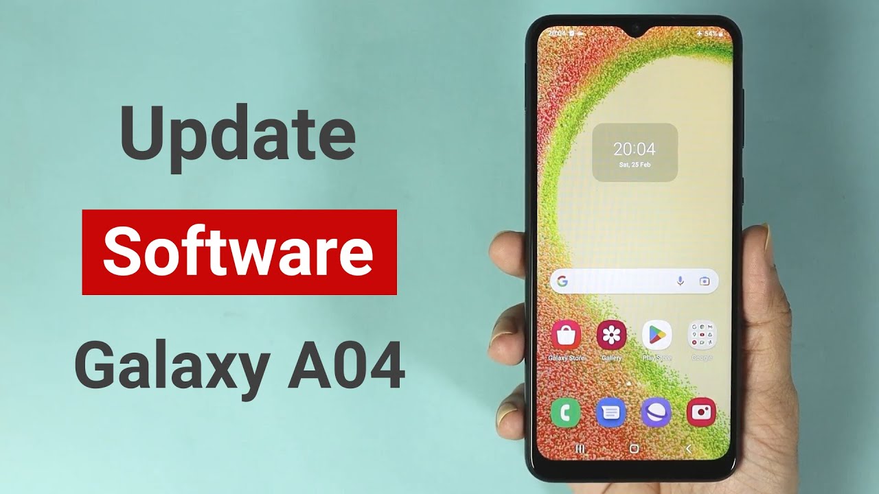 Как обновить программное обеспечение Samsung Galaxy A04