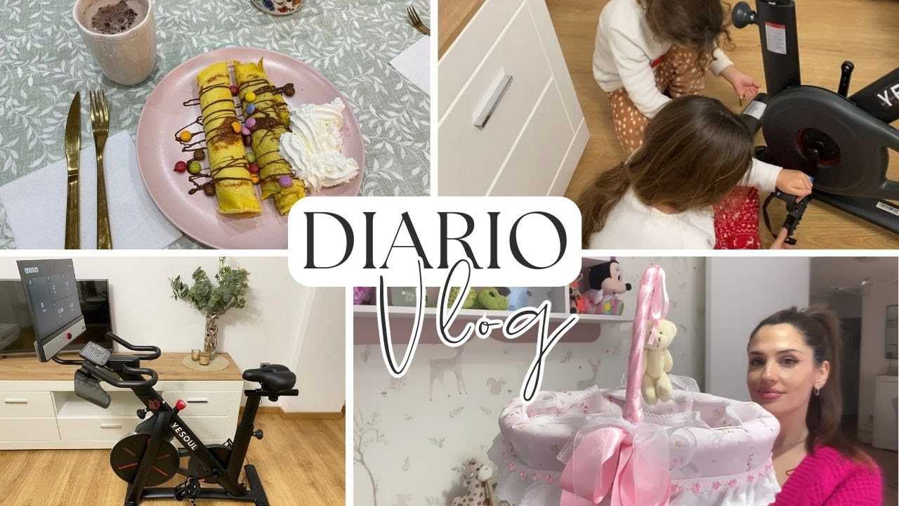 Últimos días embarazada 🤍 Ι Me llevo un pequeño susto 😥| Tarde de crepes + Nueva BICICLETA Yesoul 🚲