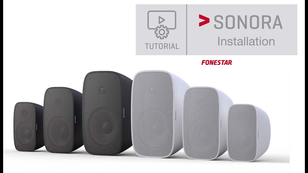 Presentation and installation of our new SONORA loudspeakers.