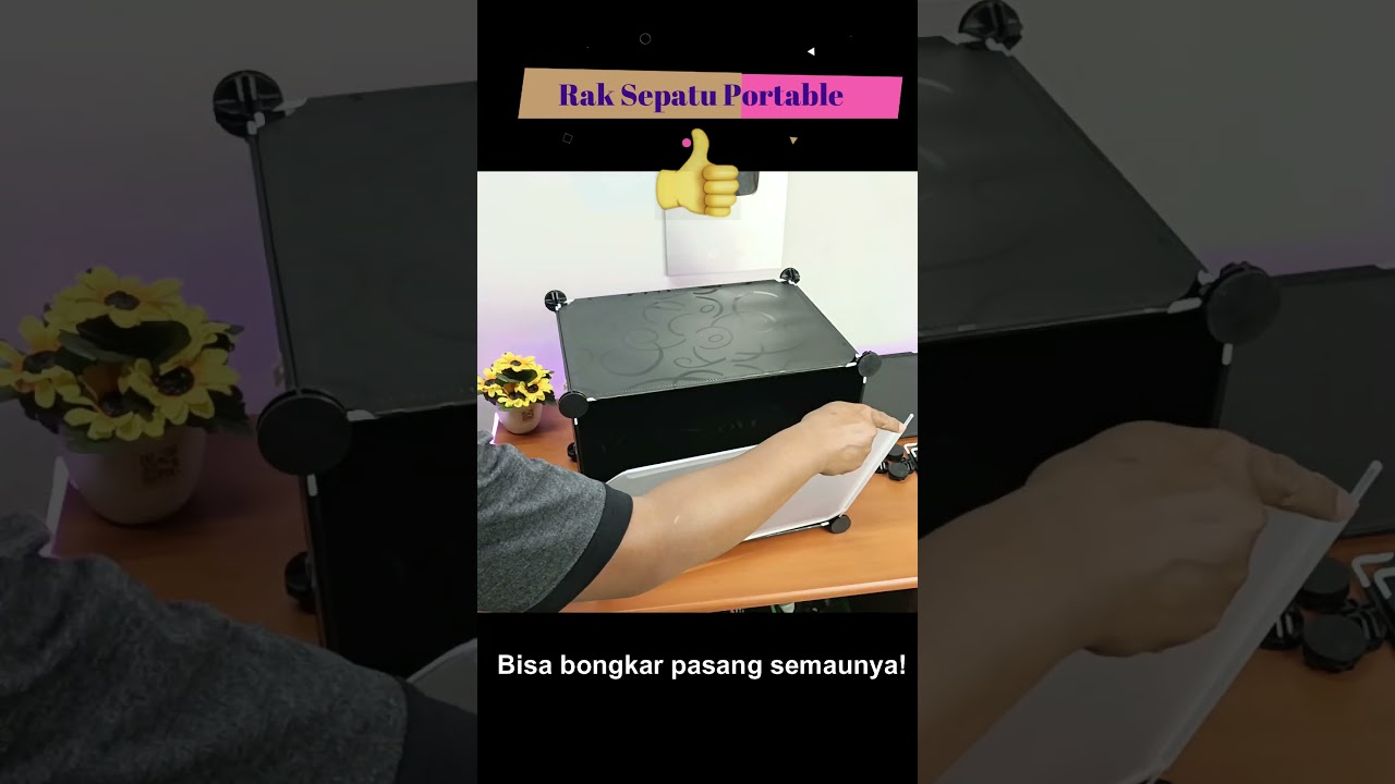 Cara Merakit Rak Sepatu Portable