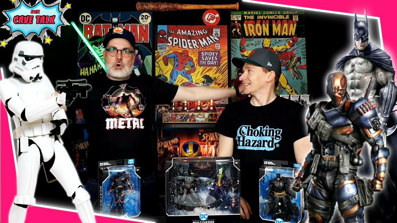 Batman Arkham Figuren von McFarlane Toys & Stormtrooper | Der Cave Talk Folge 46 | Comic Toy Hunter