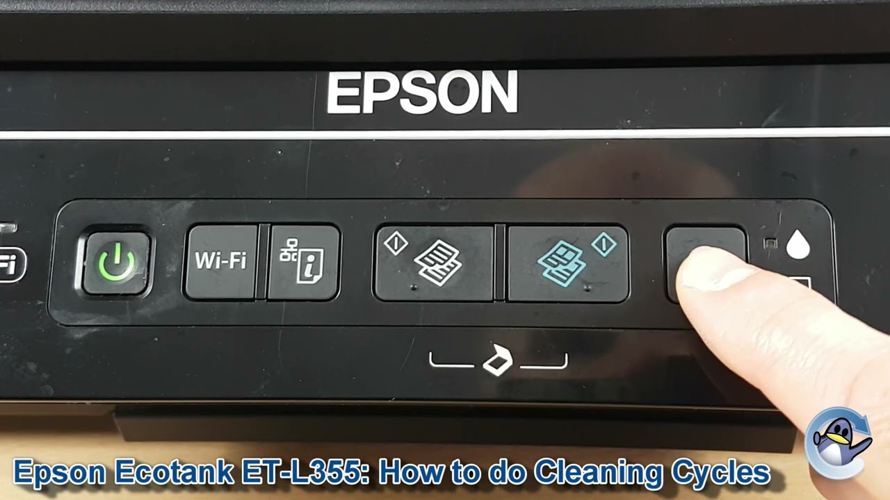 Epson EcoTank ET-L355: как проводить циклы очистки печатающей головки и улучшать качество печати