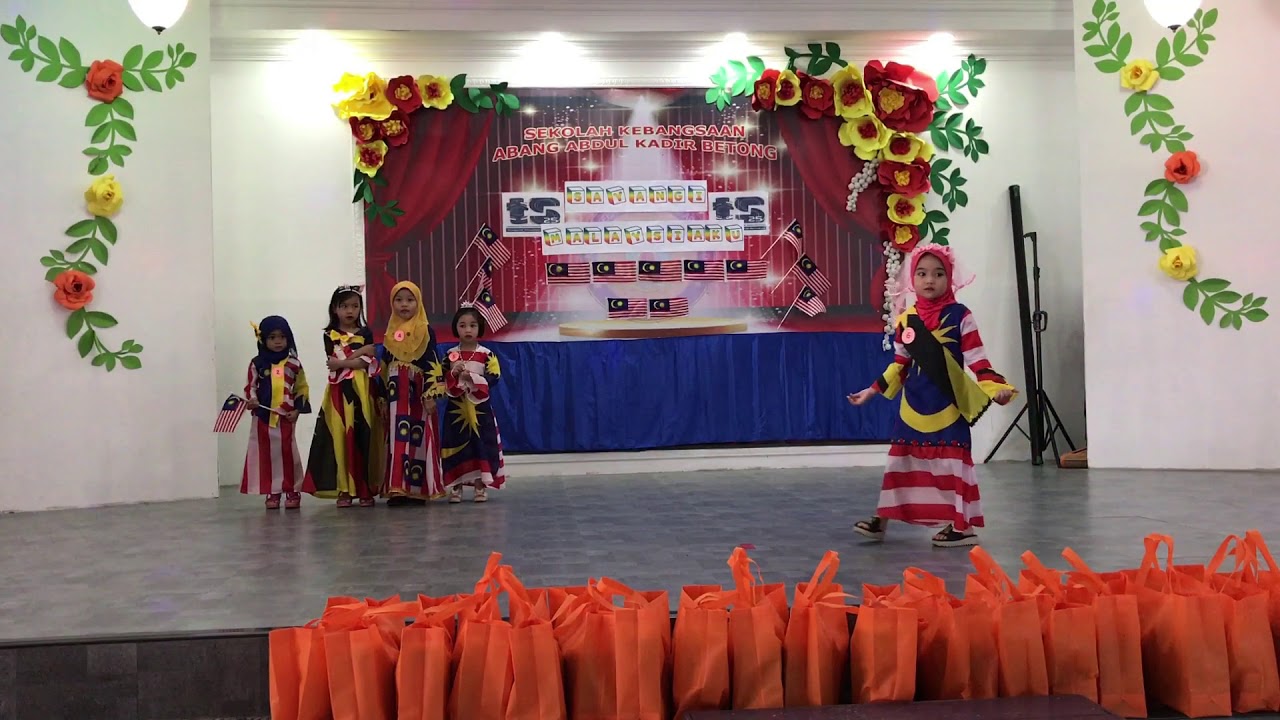 Pertandingan Pakaian Merdeka Kreatif Pra Sekolah SK Abg Abd Kadir Betong 2018