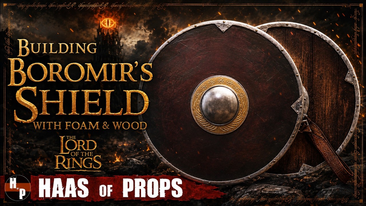 Сделайте щит Боромира из фанеры и пены EVA | ЩИТ LOTR для ролевых игр или косплея из искусственно...