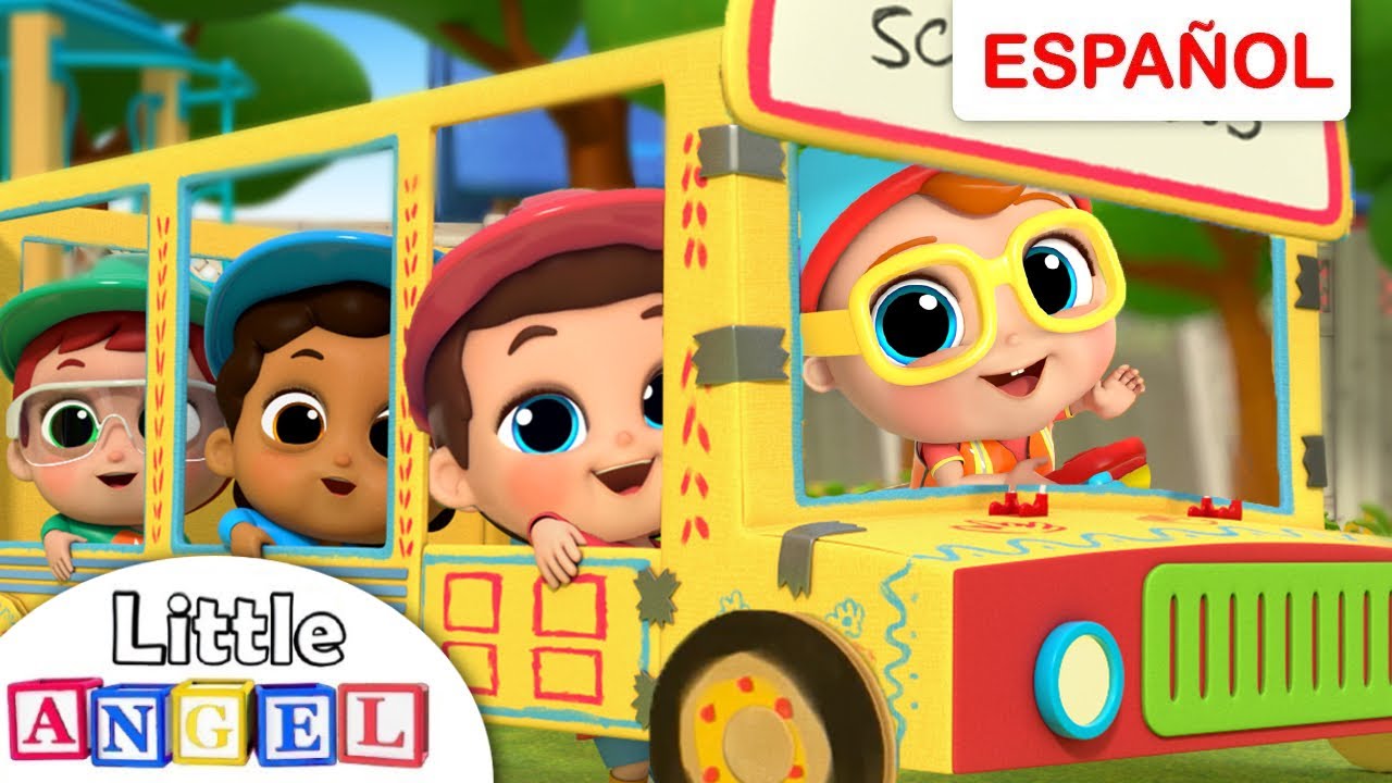 Las Ruedas del Autobús de la escuela | Bebé Angel en Español