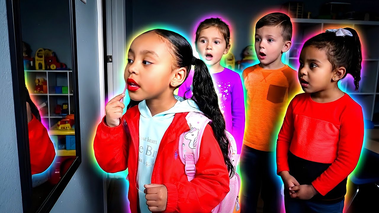 Legacy SNUCK OUT To Kindergarten With LIPSTICK ON!!!! 