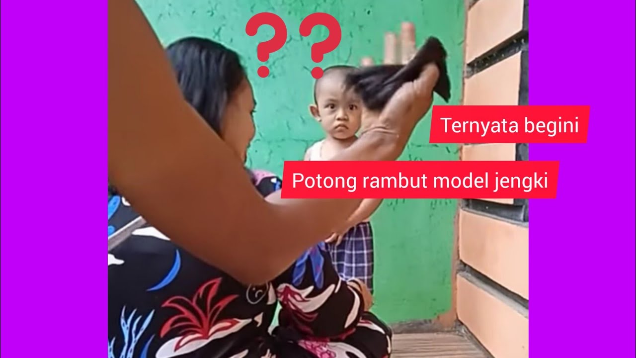 POTONG RAMBUT MODEL JENGKI  ala PAK NO