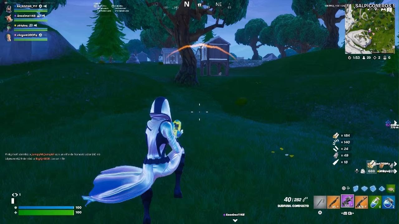 Un bot me dio las mejores armas, victoria con la Glow #fortnite #México