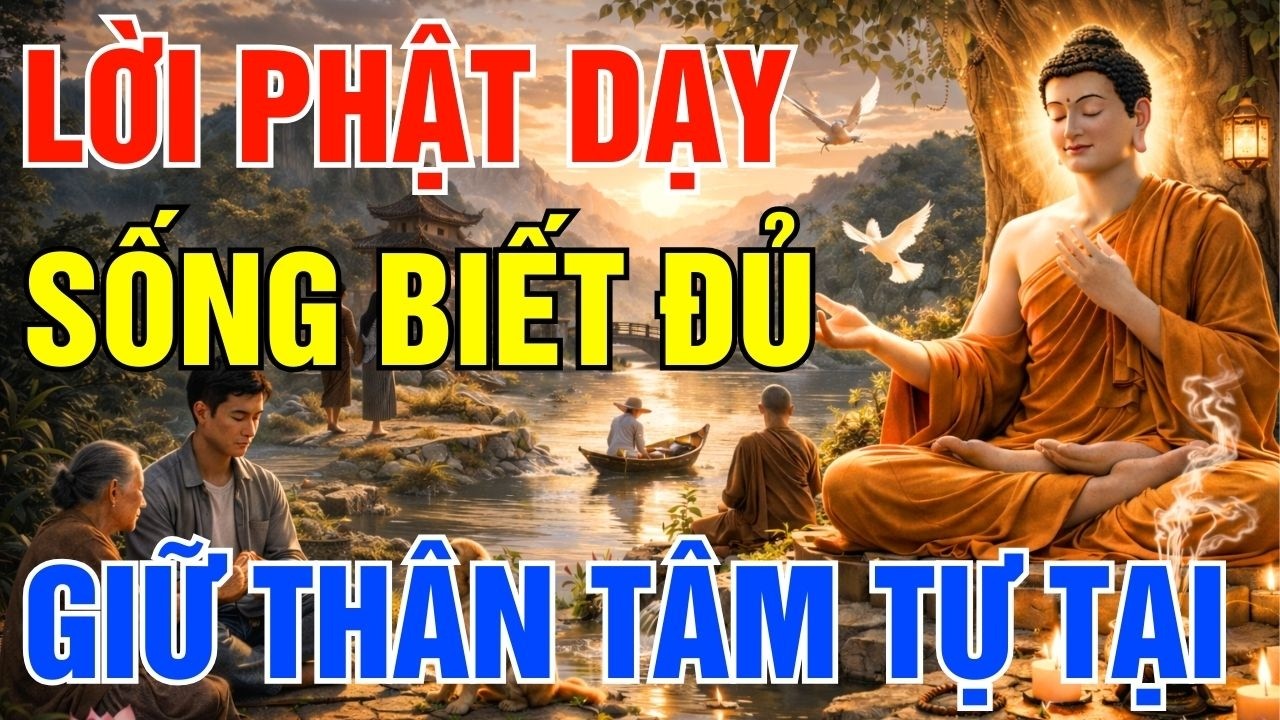 Lời Phật Dạy Sống Biết Đủ Bí Quyết Giữ Thân Tâm Tự Tại, Cuộc Sống An Nhiên| Gieo Bình An