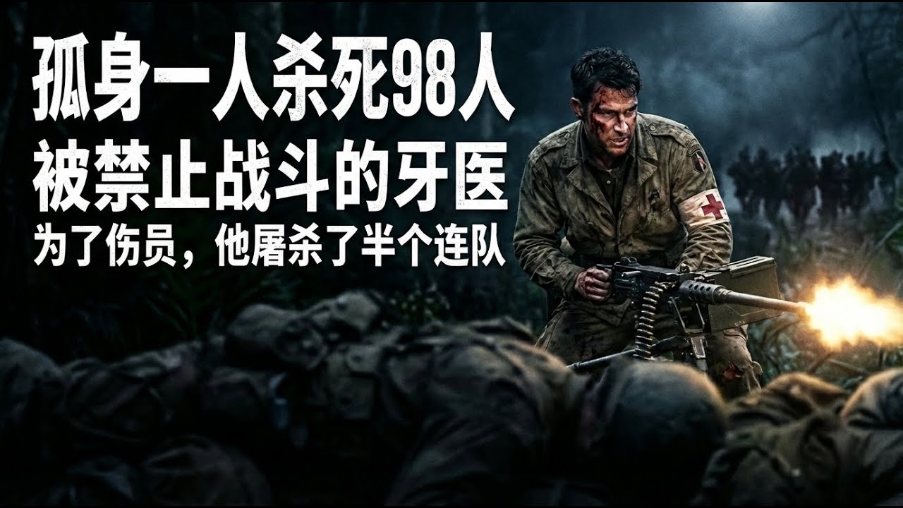 他本是救死扶傷的牙醫，卻在 3 小時內擊斃 98 名日軍，日軍到死都不敢相信這是真的！