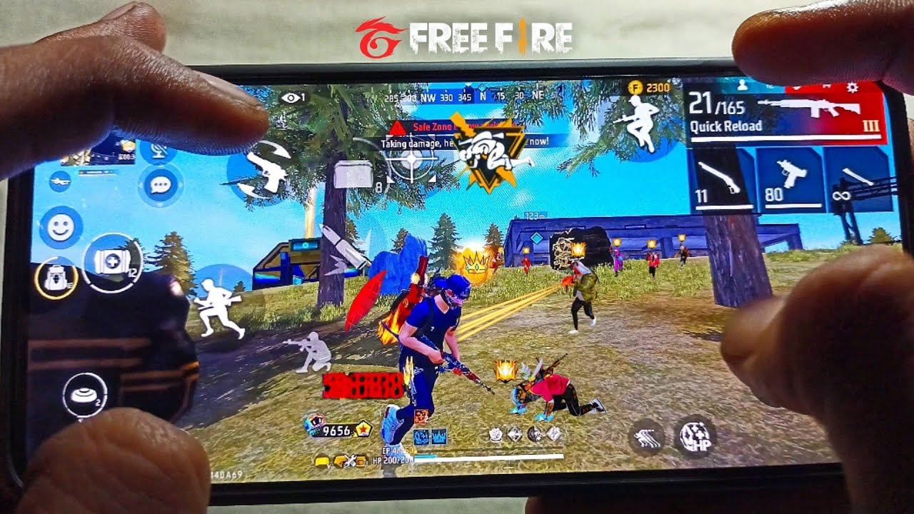 HANDCAM ⚡ Poco X6 Pro Free Fire gameplay