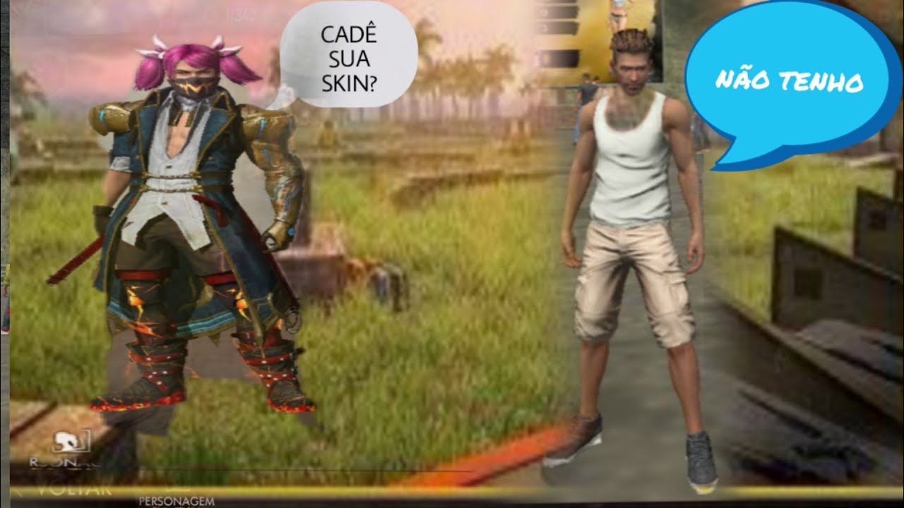 FUI X1 COM O MAIOR DESUMILDE DO FREE FIRE E AMASSEI ELE!!!