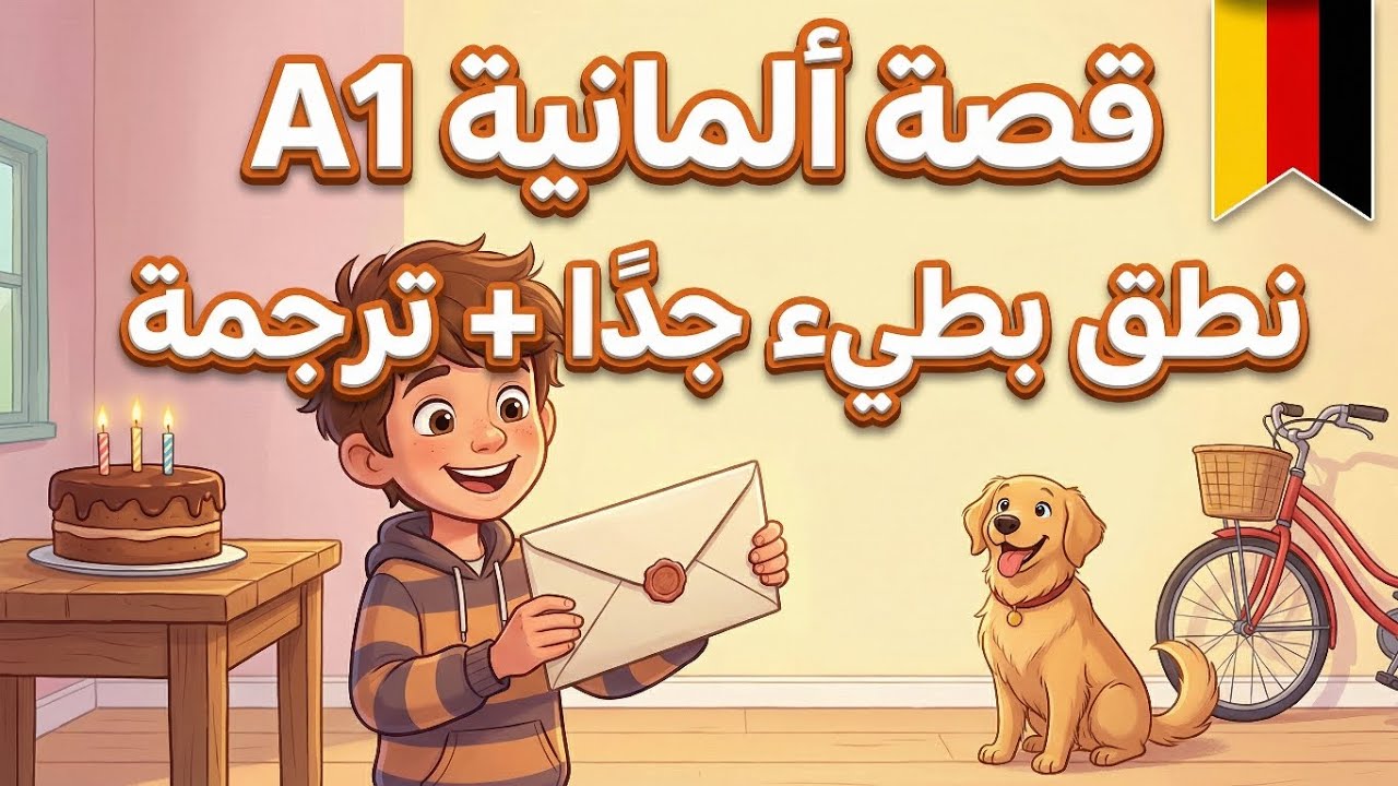 تعلم الألمانية من الصفر: أسهل قصة ممتعة للمبتدئين (مترجمة بالعربية) 🇩🇪2